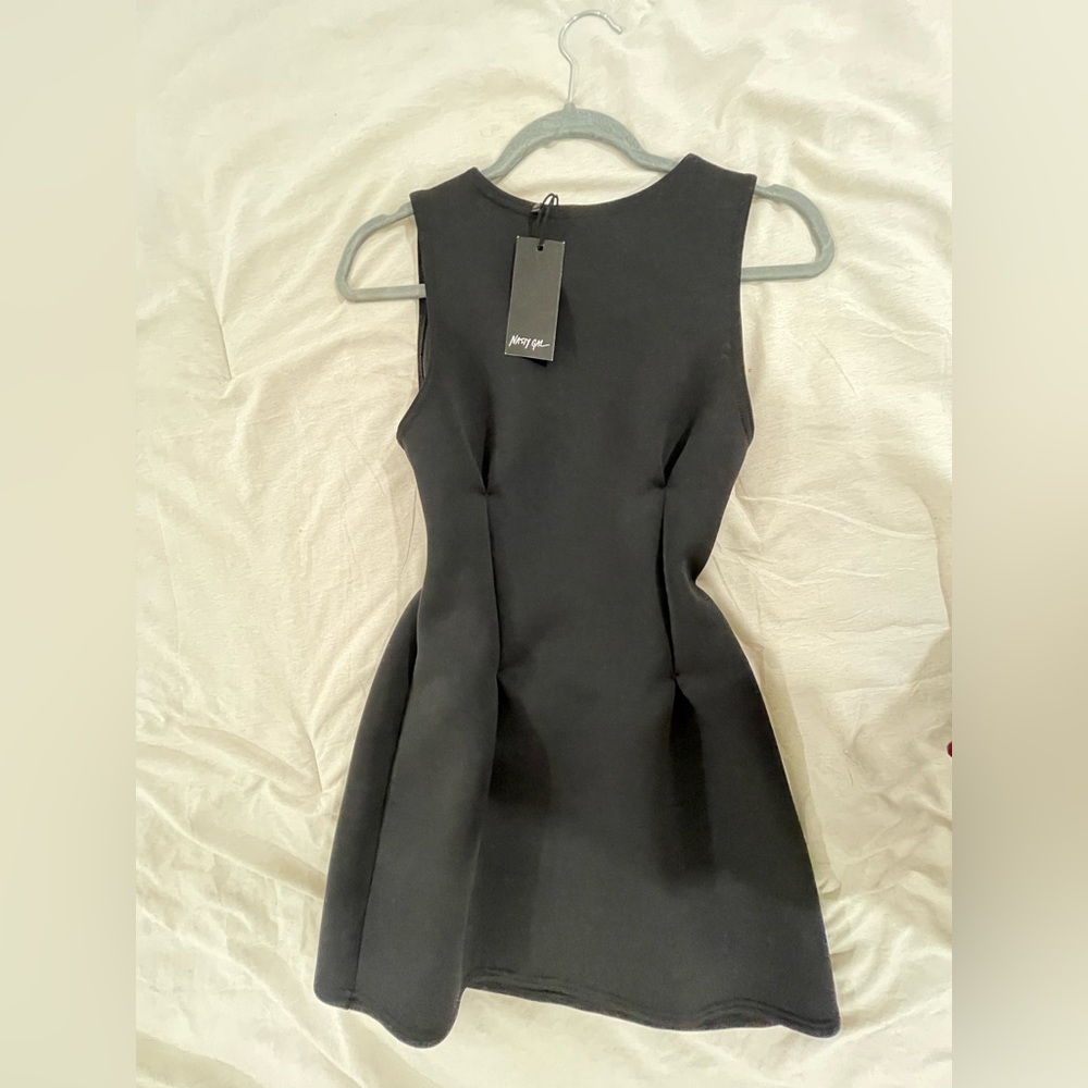 Black mini dress perfect for special occasions